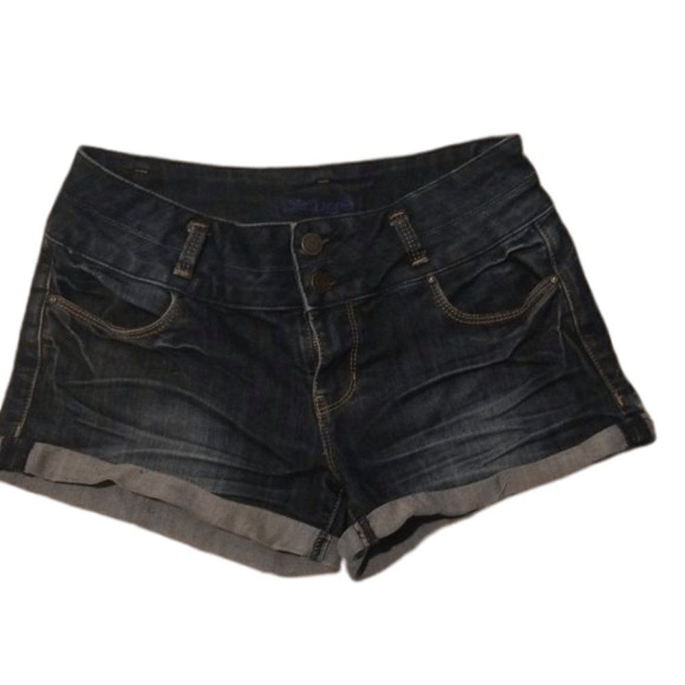Refuge, Rolled Cuff Denim Shorts